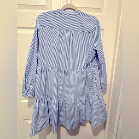 J crew blue and white striped dress - Picture 3 of 8